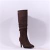 Una Healy Rein Me In High Heel Long Boot - Chocolate